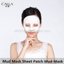 Remendo de folha de máscara de lama máscara facial purificante de lama negra